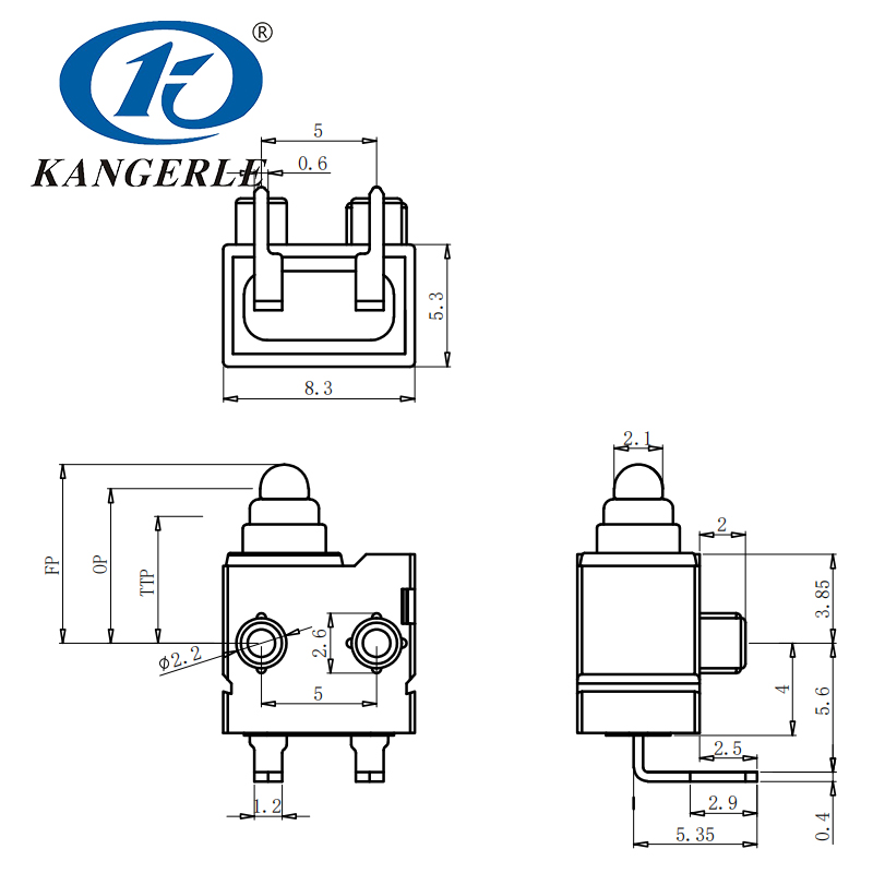 防水微动开关KW7-1B-E-B1插图3