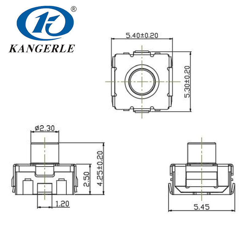 轻触开关KEL-E042插图